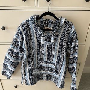 Earth Ragz Blue “Drug Rug” Hoodie